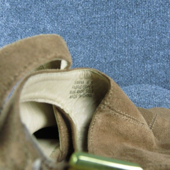 ZIGIsoho Ivanna Women Gladiator Heel Shoes Size 6.5 Medium Brown Fabric - Picture 5 of 10